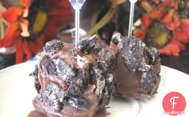 Masło Orzechowe I Czekolada Zanurzone Mrożone Oreo Banana Bites
