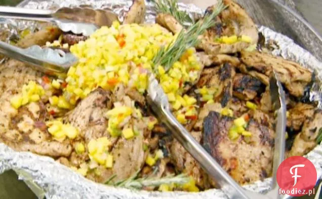 Grillowany Lew wieprzowy z marynatą czosnkowo-rozmarynową