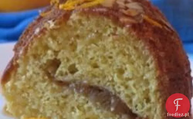 Migdałowy Pomarańczowy Tort Kawowy Streusel