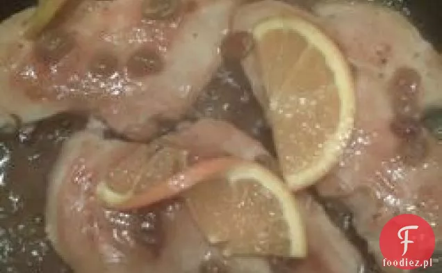 Pomarańczowy Duszony Kurczak Bourbon