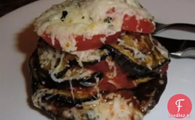 Grillowane Rund Portobello Z Pieczarkami I Bakłażanem Parmezan