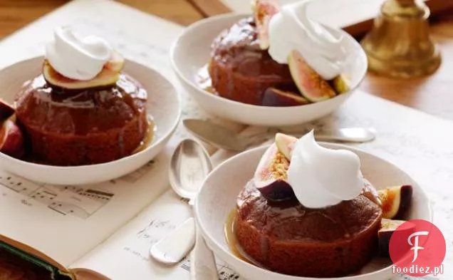 Ciepły Lepki Pudding Figowy