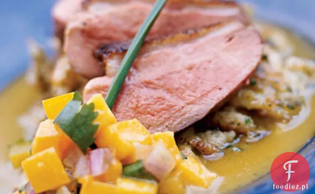 Grillowana pierś z kaczki z chutneyem z Mango