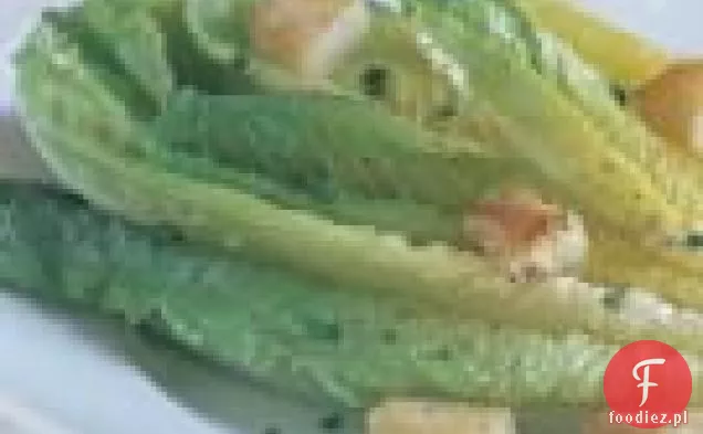 Tosty Parmezan I Olej Czosnkowy Sałatka Cezar