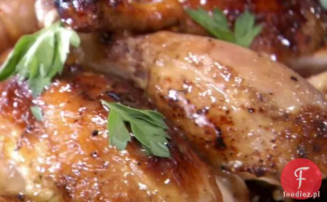 Kurczak Rotisserie z sosem z octu pieprzowego