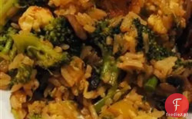 Brokuły i ryż Stir Fry