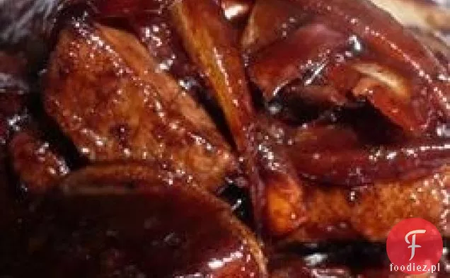 Polędwica wołowa w redukcji Port Shiitake