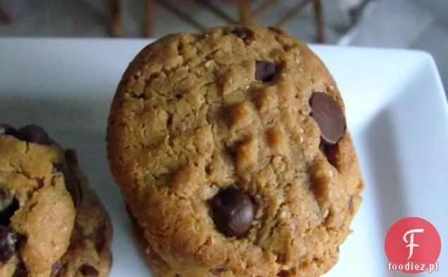 Bez Mąki Peanut Butter Chocolate Chip Cookies