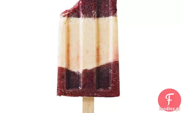 Jagodowo-Brzoskwiniowy Ice Pops