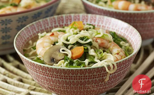 Tajska Zupa Z Makaronem Z Krewetkami