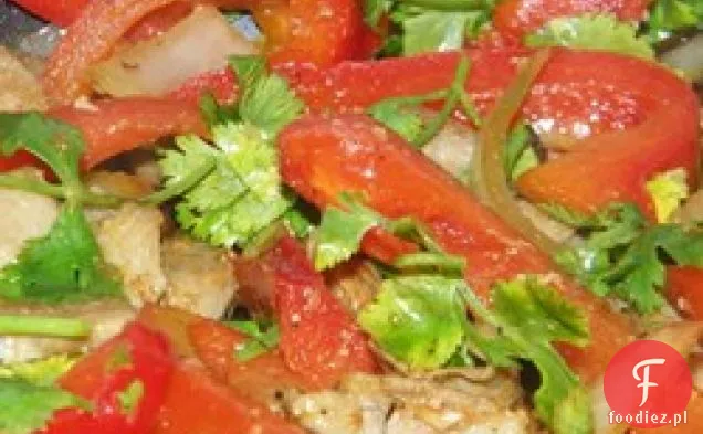 Cilantro i wieprzowina Stir Fry