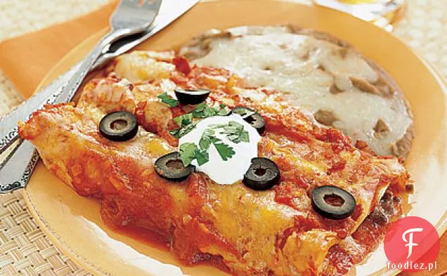 Enchiladas z wołowiną i serem