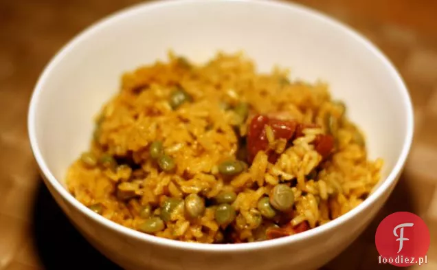 Kolacja dziś wieczorem: ryż z gołębim groszkiem (Arroz con Gandules)