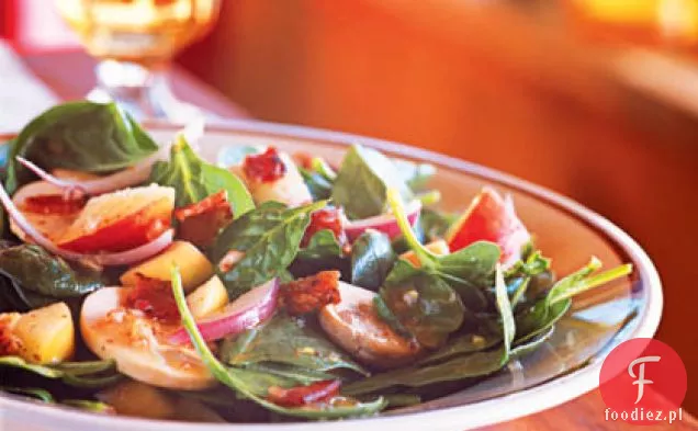 Sałatka szpinakowa z klonem-Dijon Vinaigrette