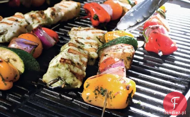 Halibut Brochettes Provençale