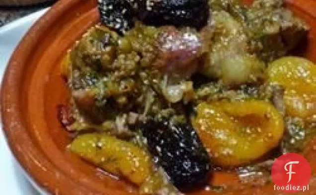 Kozie Ramię duszone ze śliwkami i konserwowanymi cytrynami