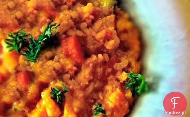 Risotto Z Brązowym Ryżem Pieczonym