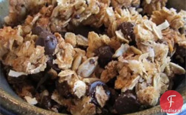 Chrupiące Masło Orzechowe, Czekolada, Kokosowa Granola