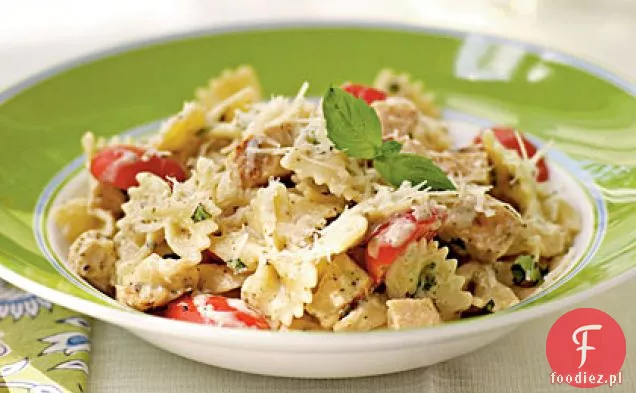 Grillowany kurczak i Pesto Farfalle