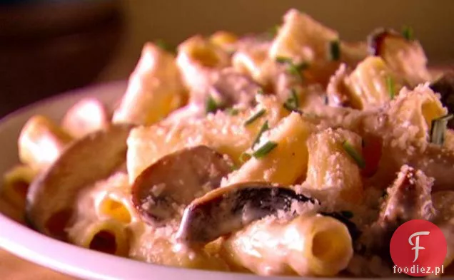 Rigatoni z kremowym sosem grzybowym