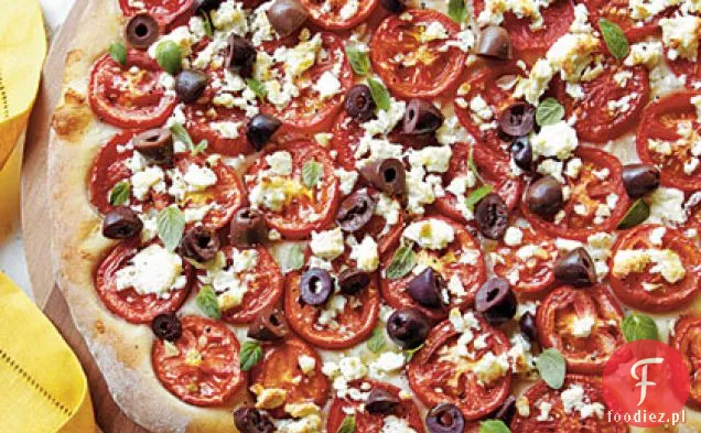 Świeże Pomidory-Feta Pizza
