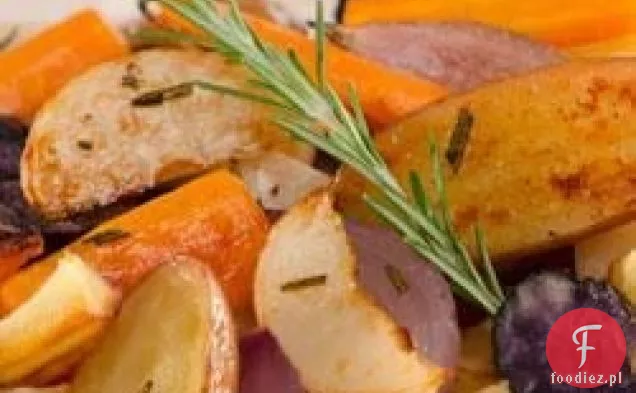 Becel ® czosnek i rozmaryn pieczone warzywa korzeniowe