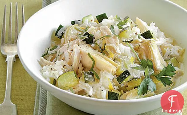 Risotto Z Pieczonym Kurczakiem