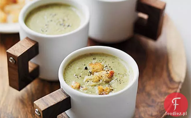 Kremowa Zupa Z Pieczonych Brokułów