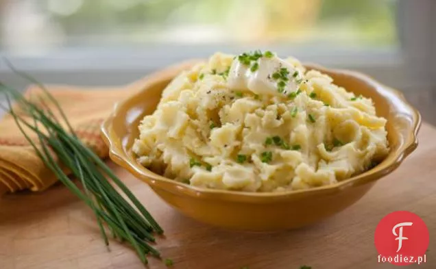 Puree ze szczypiorkiem i czosnkiem