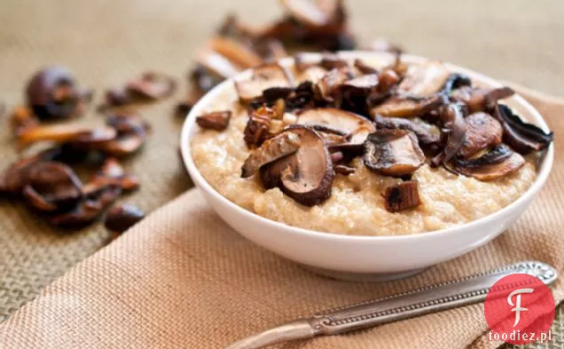 Risotto Quinoa Pieczone Z Pieczarkami