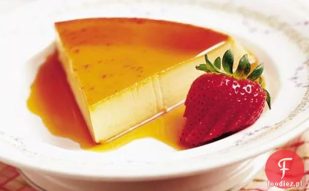 Flan portowy o zapachu cytrusów