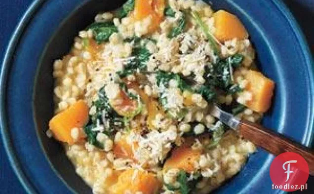 Risotto Z Pieczonego Jęczmienia Z Dyni