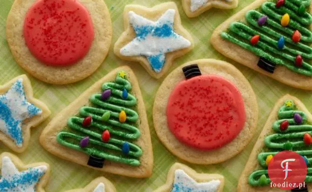 Jennifer ' s Iced Sugar Cookies