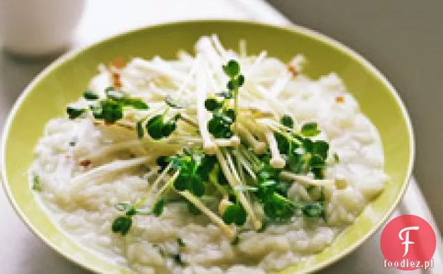 Japońskie Risotto Z Pieczarkami I Szalotkami