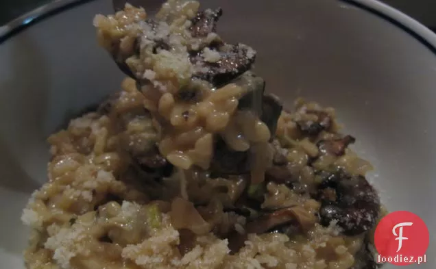 Risotto Grzybowe Z Kremowymi Porami