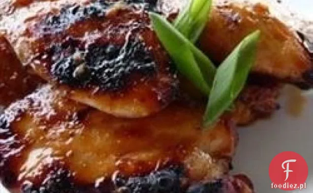 Pieczony kurczak w słodkim sosie BBQ