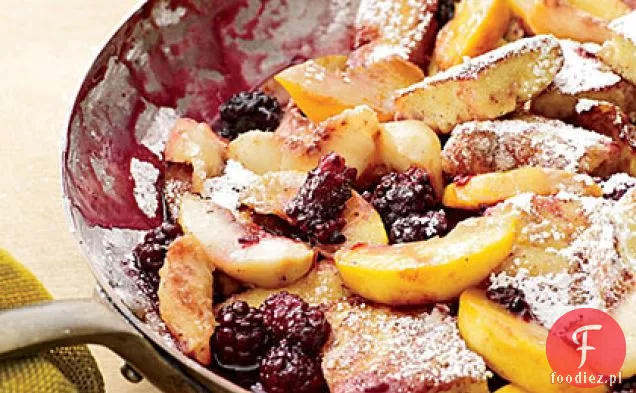 Kaiserschmarrn z brzoskwiniami