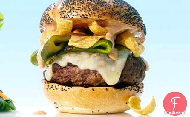 Nowy Meksyk Zielony Chile i Frito burgery