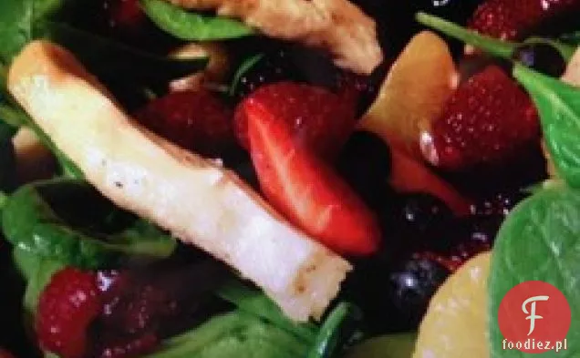 Sałatka z kurczakiem na ciepło i limonkowo