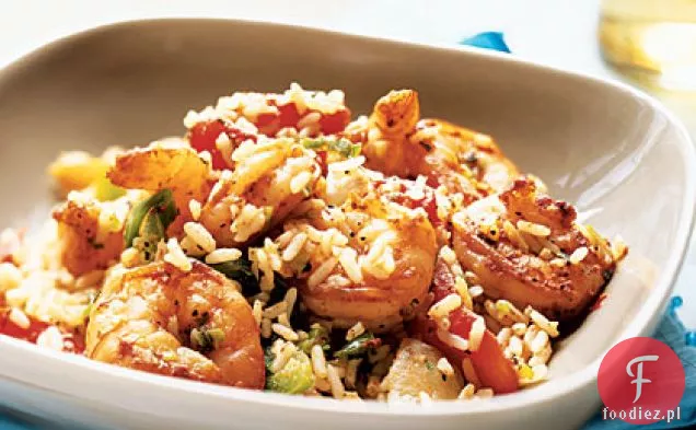 Cajun krewetki i ryż