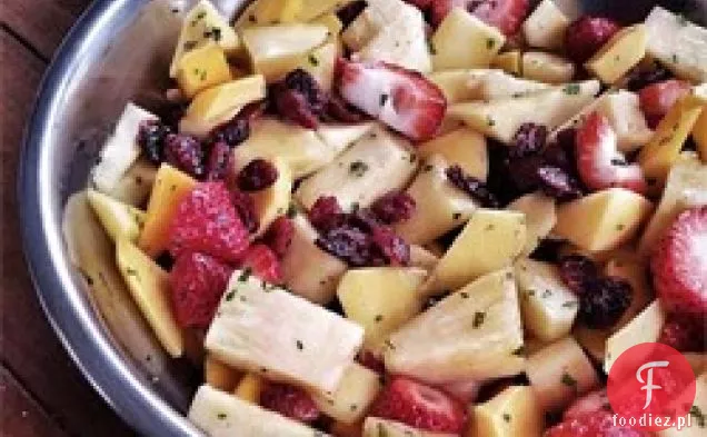 Sałatka z ananasem Mango z miętą