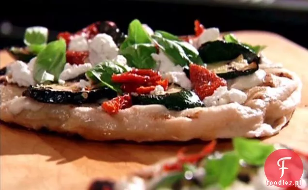 Grillowana cukinia i Pizza ziołowa
