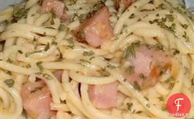 Włoskie Spaghetti z szynką