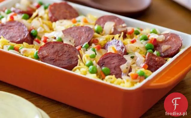 Pilaw ryżowy z zapiekanką Chorizo