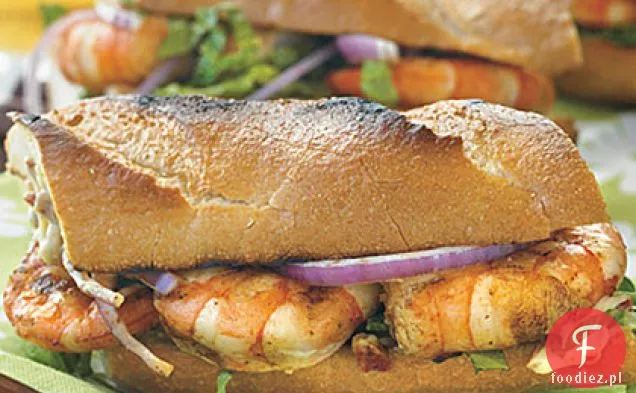Grillowane Krewetki Po ' Boy