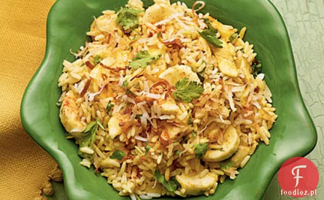 Kokosowo-Curry banany i ryż
