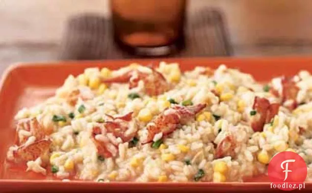 Risotto z homarem i kukurydzą
