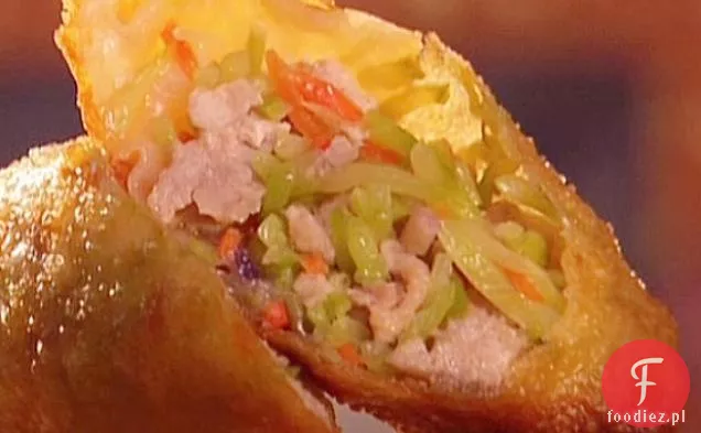 Rolada jajeczna wieprzowa z brokułami Slaw