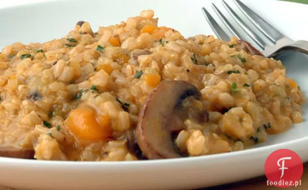 Risotto z brązowym ryżem z dynią