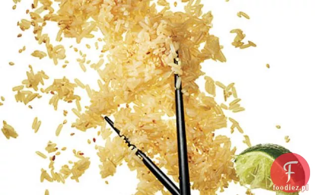 Brązowy ryż z sezamem